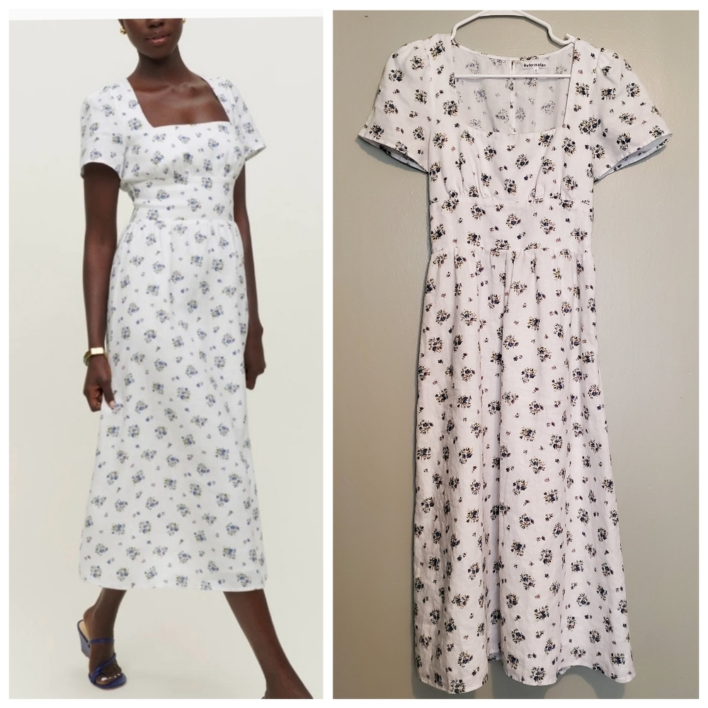 Reformation Pacome Linen Dress
